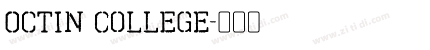 Octin College字体转换